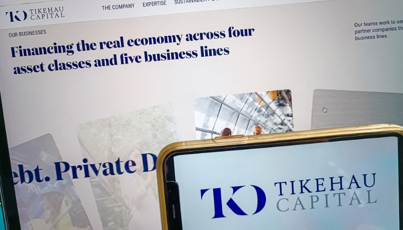 Le site internet de Tikehau Capital.