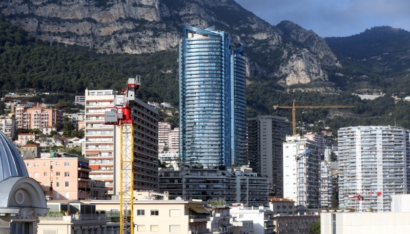 La tour Odéon, bâtie par Vinci construction à Monaco.