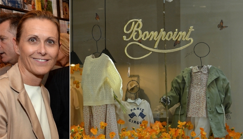 Valérie Hermann, directrice générale de la division mode et luxe d'EPI. Une boutique Bonpoint à Lyon, le 16 février 2024.