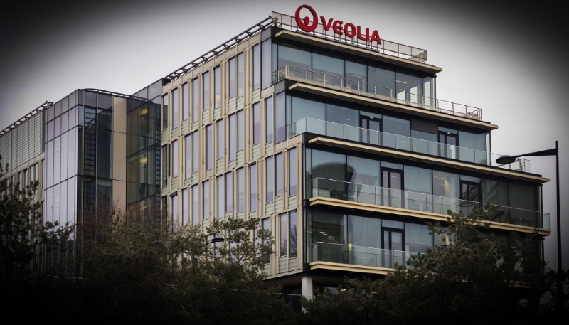 Le siège de Veolia, à Aubervilliers.