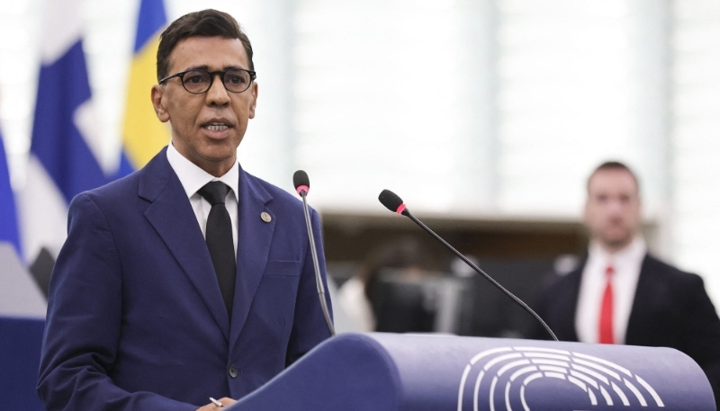 Le vice-président français du Parlement européen, Younous Omarjee, à Strasbourg, le 18 septembre 2024.