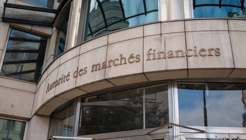 Le siège de l'Autorité des marchés financiers, à Paris.