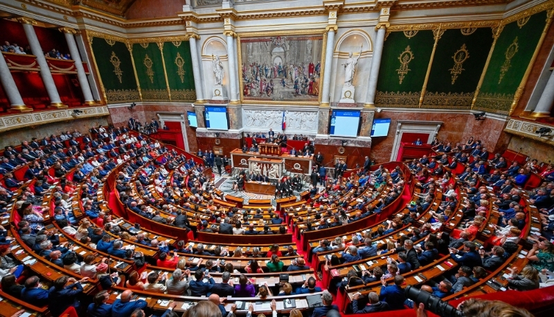 L'Assemblée nationale lors de la rentrée parlementaire, le 18 juillet 2024.