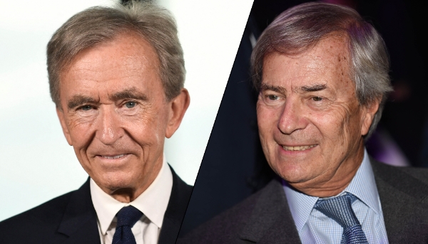 Bernard Arnault et Vincent Bolloré.