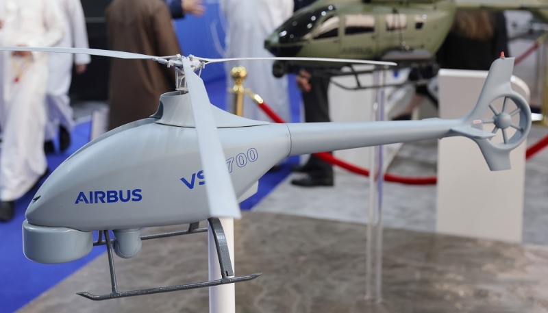 Une maquette d'un drone Airbus Helicopters.