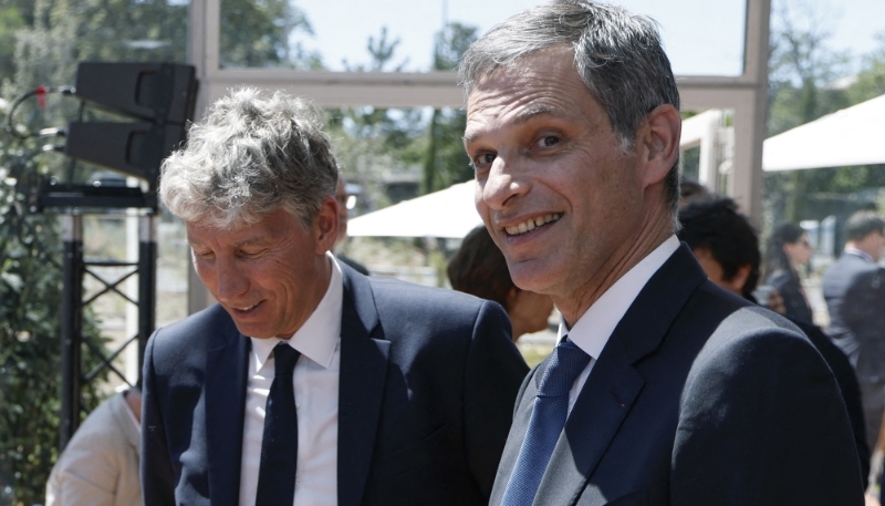 Stéphane Courbit et Rodolphe Saadé.