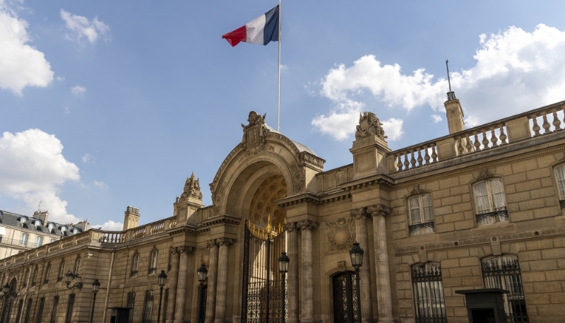 Le palais de l'Élysée.