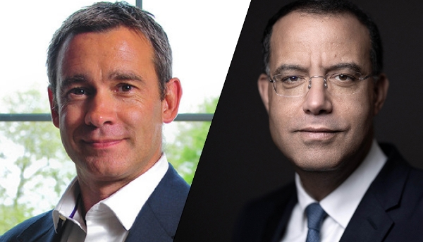 Lyndon Lea, fondateur de Lion Capital, et Moez-Alexandre Zouari.