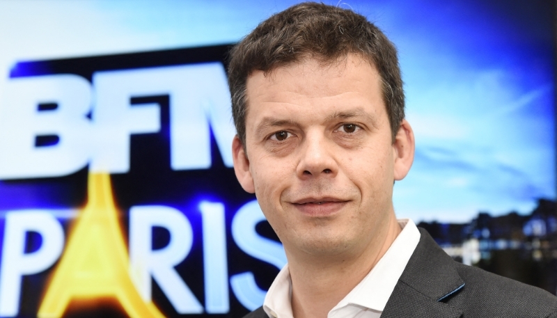 Alexis Delahousse, ex-directeur de BFM Paris, en 2016.