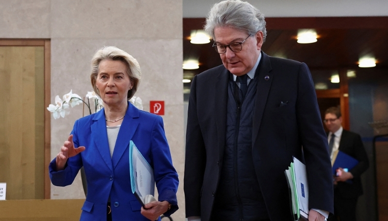 Ursula von der Leyen et Thierry Breton.