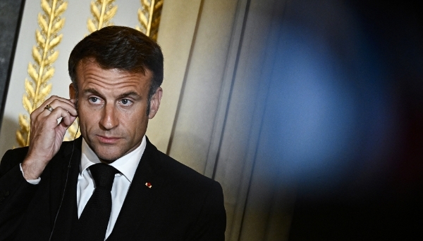 Emmanuel Macron à l'Élysée.