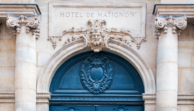 L'hôtel de Matignon.