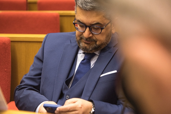 Mohamed Sifaoui, lors de son audition au Sénat, le 15 juin 2023.