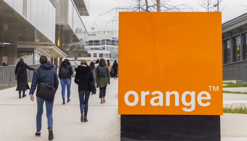 Le logo du groupe Orange.