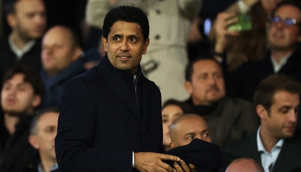 Nasser Al-Khelaïfi au Parc des Princes.