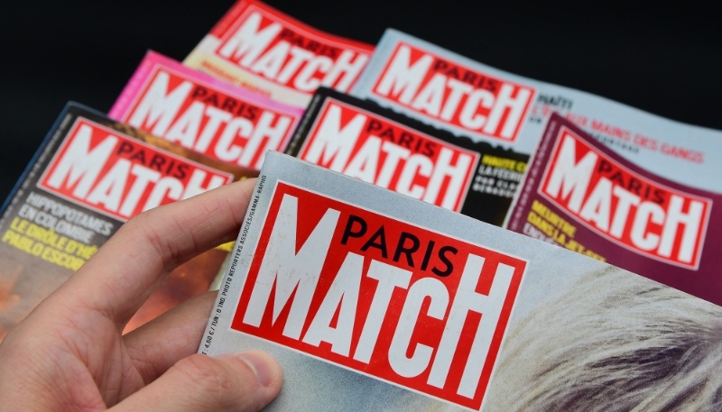 Des exemplaires du magazine Paris Match.