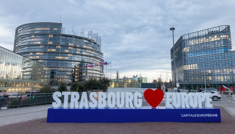 Le Parlement européen à Strasbourg.