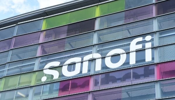 L'enseigne du laboratoire pharmaceutique Sanofi.