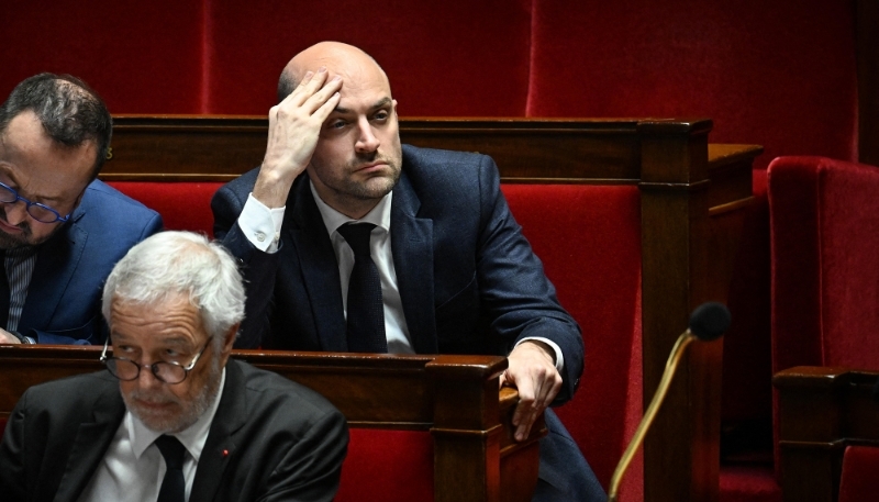 Le ministre des affaires étrangères, Jean-Noël Barrot, à l'Assemblée nationale, le 29 janvier 2025.