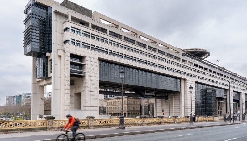 Ministère de l'économie et des finances, à Bercy.