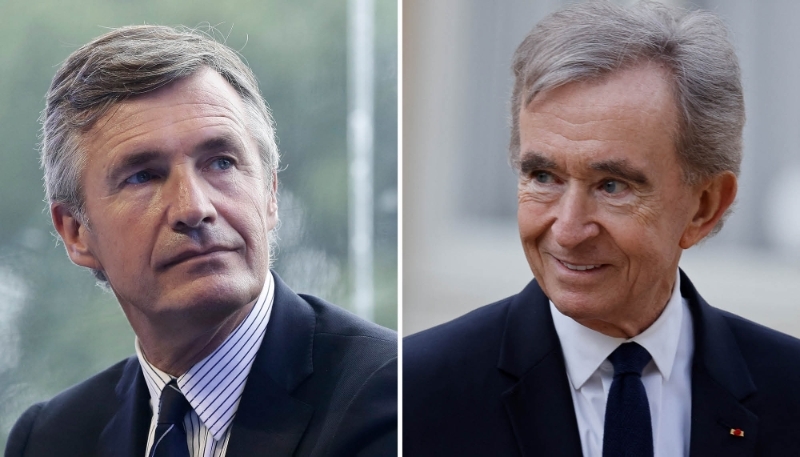 Nicolas Beytout et Bernard Arnault.