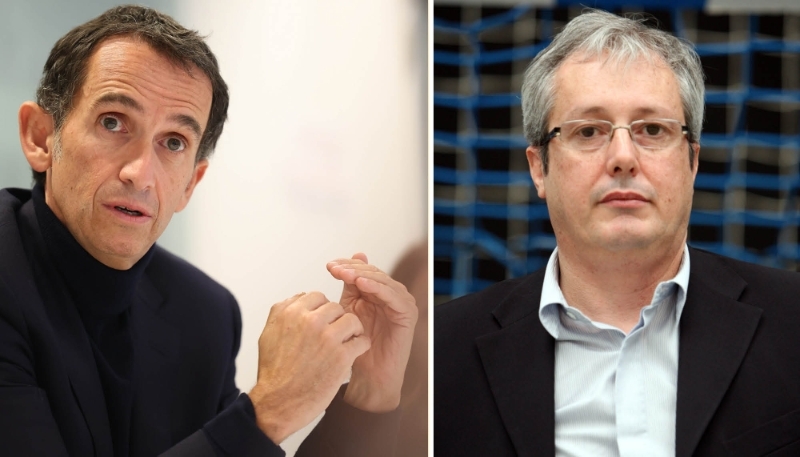 Alexandre Bompard et Jean-Paul Onillon.