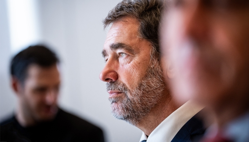 Christophe Castaner, à Bercy, le 9 octobre 2023.