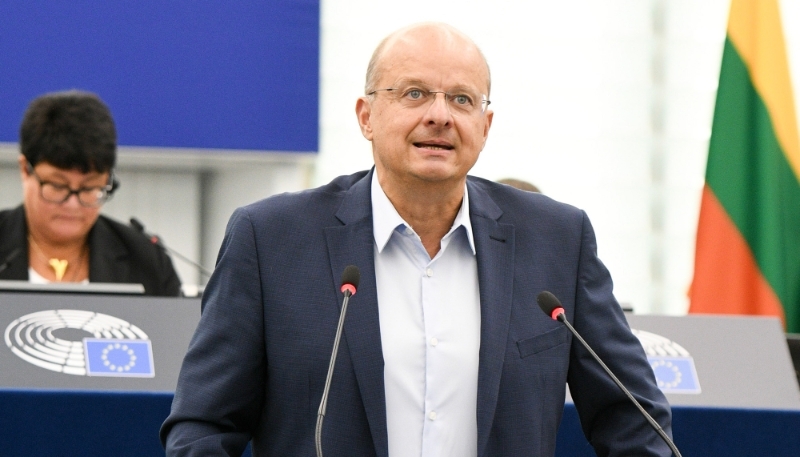 Christophe Grudler au Parlement européen (Strasbourg), le 17 septembre 2024.