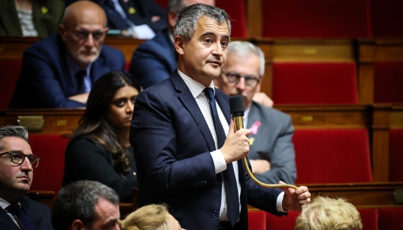 Le député Gérald Darmanin, à l'Assemblée nationale, le 8 octobre 2024.