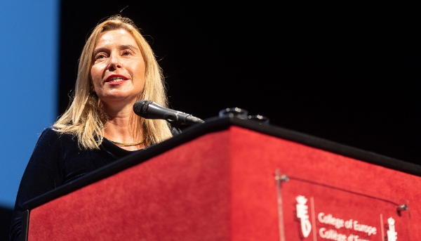 Federica Mogherini, à Bruges, en octobre 2021.