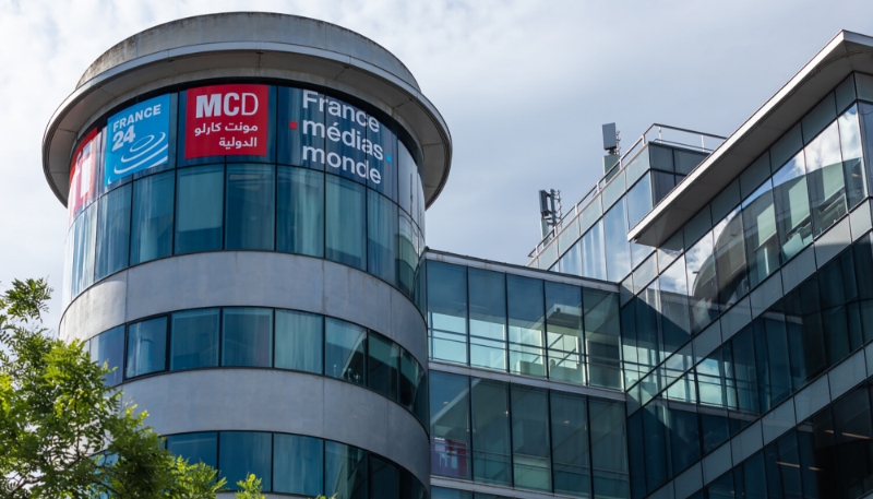 Le siège de France Médias Monde, à Issy-Les-Moulineaux.