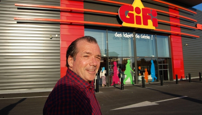 Le fondateur et patron de Gifi, Philippe Ginestet, en 2011.