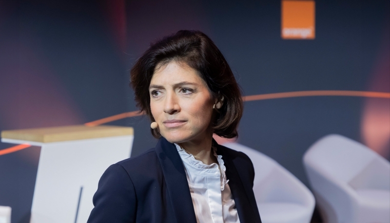 Christel Heydemann, directrice générale d'Orange, en février 2023.