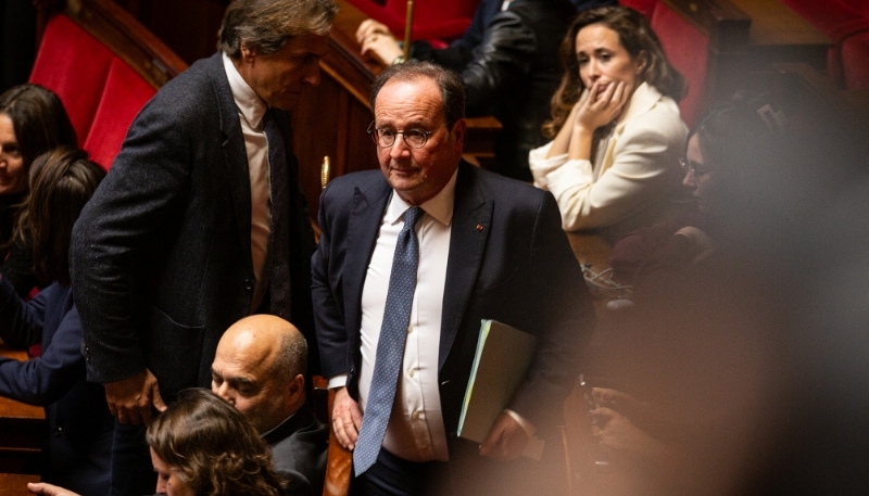 François Hollande, à l'Assemblée, en avril 2024.