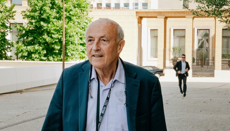 Jean-Hervé Lorenzi, l'organisateur des Rencontres d'Aix, à Aix-en-Provence lors de l'édition 2023.