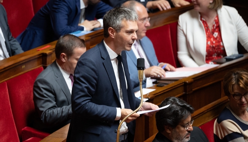 Le député Loïc Kervran, à l'Assemblée en juillet 2023.