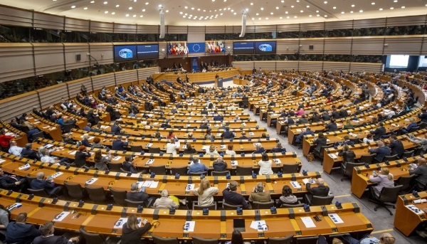 Session au Parlement européen, à Bruxelles, en mai 2023.