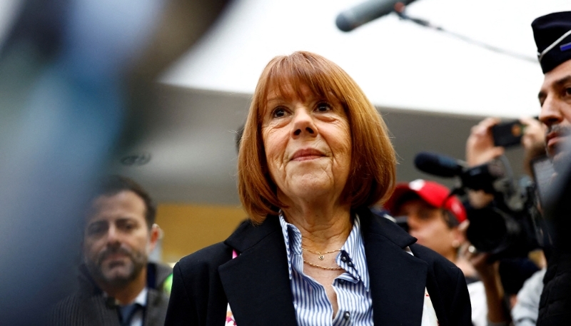 Gisèle Pélicot, au palais de justice d'Avignon, le 19 décembre 2024, jour du verdict du procès de Mazan. 