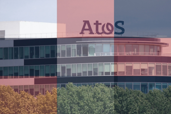 Le siège social d'Atos, à Bezons, dans le Val-d'Oise.