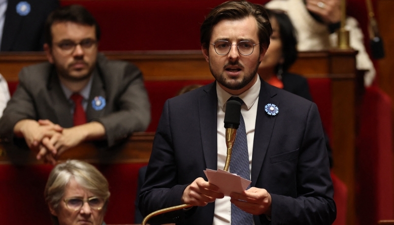 Le député socialiste Philippe Brun, à l'Assemblée, en novembre 2022.