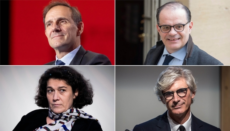 De gauche à droite et de haut en bas : Olivier Sichel, Emmanuel Moulin, Nathalie Collin et Stéphane Dedeyan.