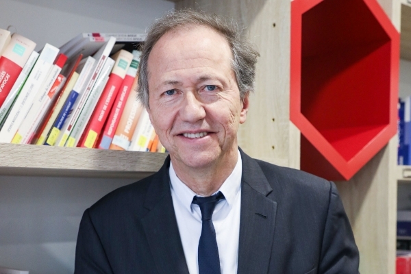 Olivier Cousi, bâtonnier de Paris, lors des vœux a la presse de la profession d'avocat, au Conseil national des barreaux.