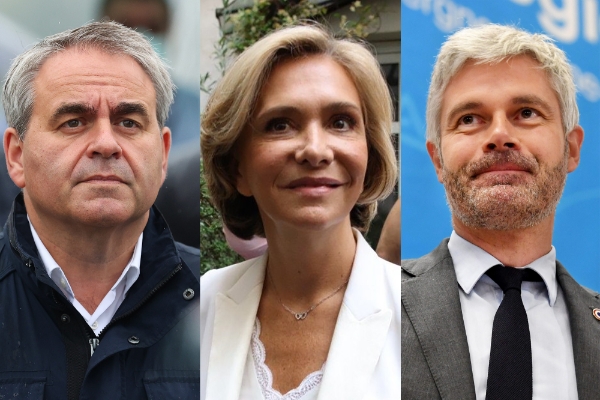 Xavier Bertrand, Valérie Pécresse et Laurent Wauquiez.