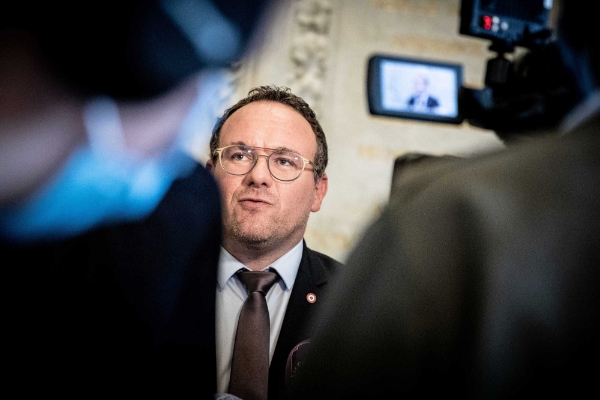 Damien Abad, président du groupe Les Républicains à l'Assemblée nationale.