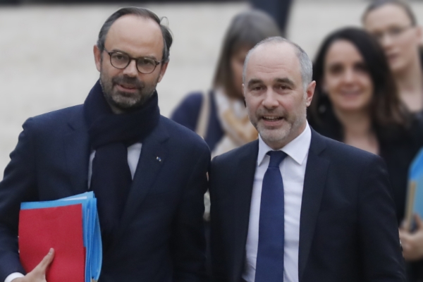 Gilles Boyer et Edouard Philippe en 2017.