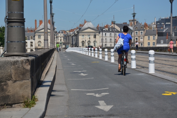 L'extension des pistes réservées est un des résultats les plus visibles du lobbying cycliste.