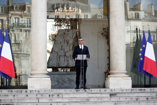 Alexis Kohler lors de l'annonce du remaniement ministériel, le 6 juillet 2020.