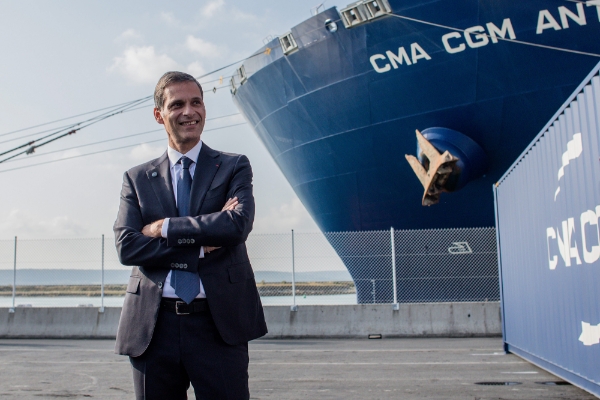 Rodolphe Saadé, PDG de CMA CGM.