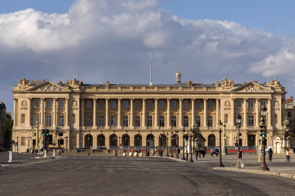 L'Hôtel de la Marine, sur la place de la Concorde, à Paris, en mai 2021.