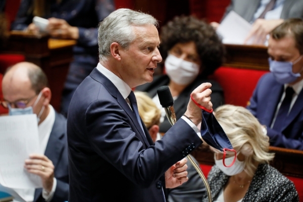 Le ministre de l'économie, des finances et de la relance Bruno Le Maire.